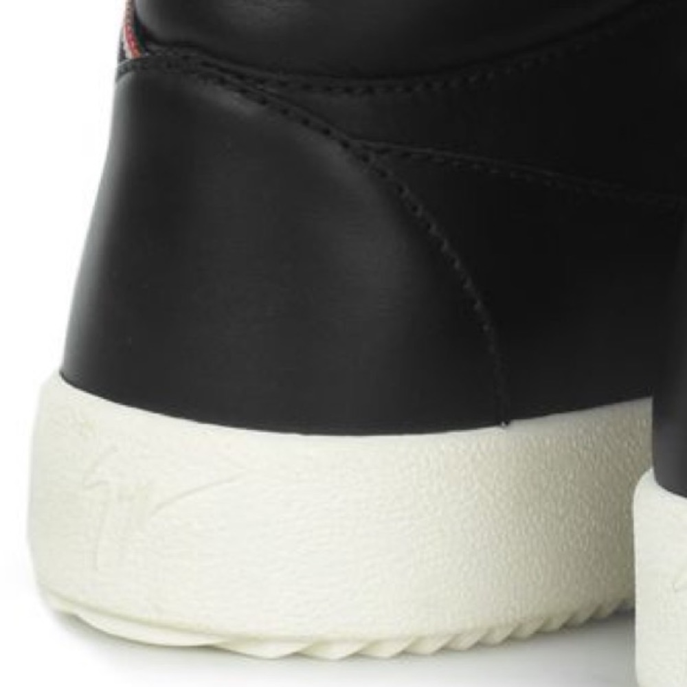 giuseppe zanotti NIB red/blk multi strap midtops - Picture 11 of 13